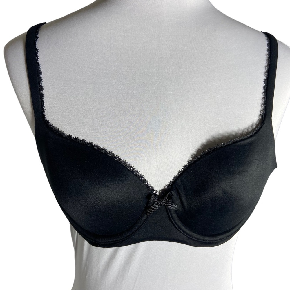 Gap Body Demi Underwire Black Bra New Size 34B